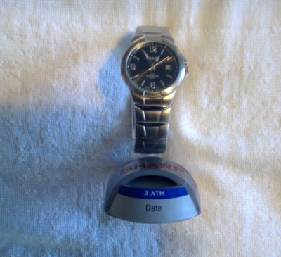 Sharp watch 3 ATM 100ft Water Resistant Quartz!! SHP2098 Mens Wristwatch!1