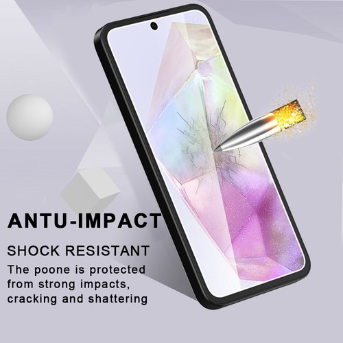 For Samsung Galaxy A35 5G PC+TPU Phone Hybrid Case Shockproof+Tempered Glass - Picture 6 of 28