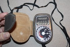 Weston Master III Exposure Light Meter Model 737 With Leather Case Vintage