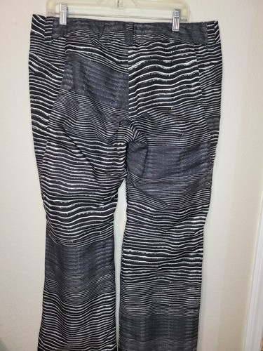 Under Armour Infared Cold Gear Mens Large Zebra Print Snow Pants Ski Snowboard - Picture 2 of 10