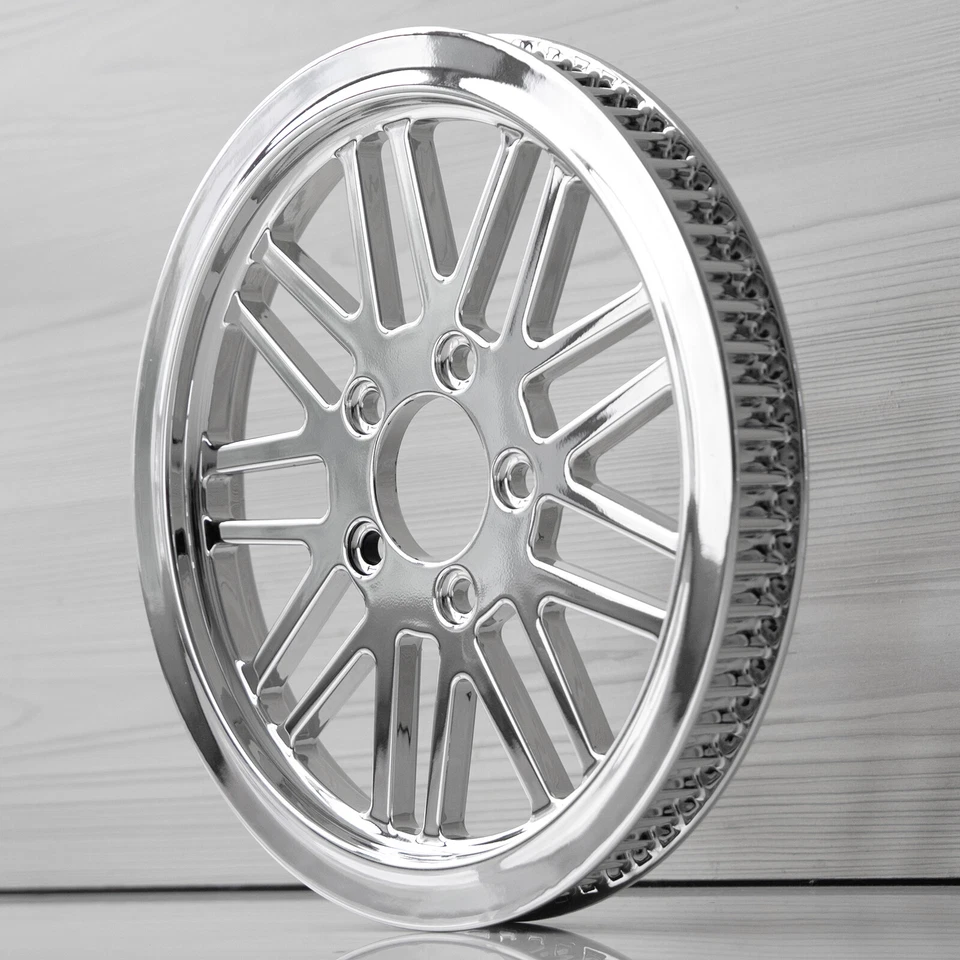 Rotores de polea trasera de radios 66TH 1" para Harley Heritage Softail Deluxe FLS 07-11 Foto 3 de 4