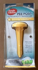 Simple Solution Pee Post Outdoor Dog Potty Training Aid Pheromone Infused New