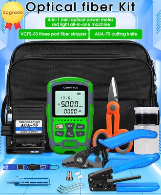 Mini All-in-one Optic fibe Power Meter Built in 15mw/VFL LED RJ45 Test fiber kit