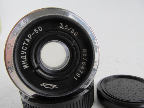 Industar 50 50mm f3,5 Russian portrait Lens SLR M42 Mount for SLR Camera Soviet - Picture 3 of 7