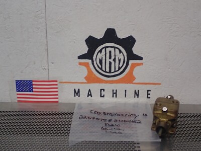 ECO Engineering 2237075 & 2604052 Valve Unit Used With Warranty