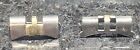 <!--F#f_0-->Rolex 1 Pair Original Vintage 13mm J 468 end links two tone gold steel Swiss<!--F/-->