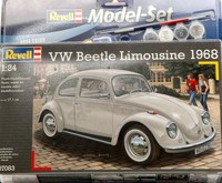 Modellauto Model Kit Bausatz Revell Vw Beetle Limousine 68 Kit Model Se...