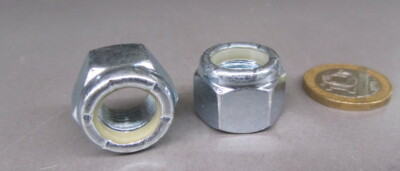 Nylon Insert Lock Nut, GR 5, RH, 1/2-20 x 3/4'' W x 19/32'' H, 10 Pcs