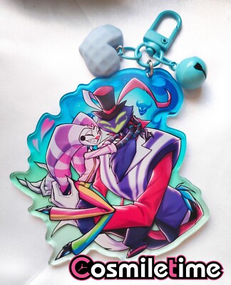 Hazbin Hotel Helluva Boss Fizzue Acrylic Keychain Acrylic Pendant Toy Anime YZ