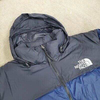 The North Face Jacket Mens 2XL XXL Blue Black Puffer 700 The North Face Jacket Mens 2XL XXL Blue Black Puffer 700
