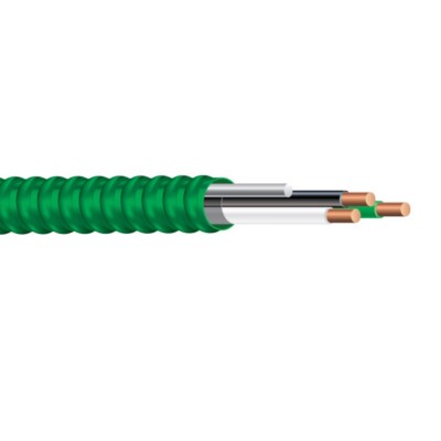 250' 12/2 Solid Health Care Facility Cable HCF Aluminum Armor 600V