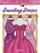 Creative Haven Dazzling Dresses Coloring Book, Paperback by Miller, Eileen Ru...