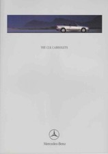 Catalogue Brochure Mercedes CLK Cabriolet W208 12/1999 France