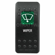 OTRATTW Carling Technologies Contura II Rocker Switch, WIPER, GREEN LENS