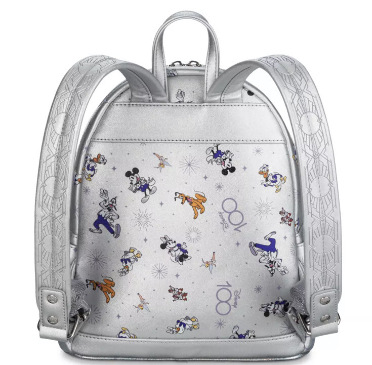 ☆Disney100周年限定LoungeflyミッキープラチナムミニBackpack☆ Disney100 Mickey and Friends Loungefly Mini Backpack | eBay