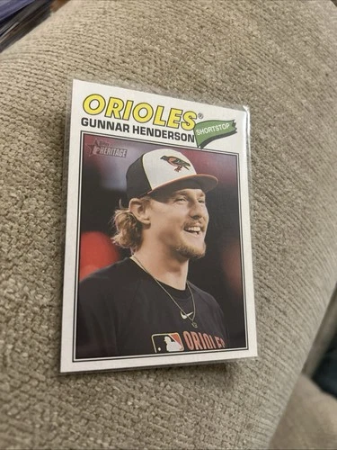 GUNNAR HENDERSON 2026 Topps Heritage Image Variation SP #287 Orioles