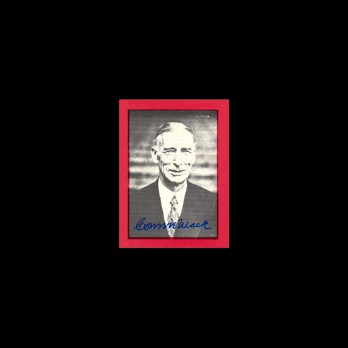 1977 Shakey's Pizza Connie Mack #1 - Philadelphia A's - RARE - Mint