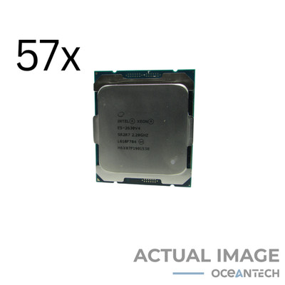 Lot of 57 Intel Xeon E5-2630 V4 SR2R7 2.20GHz 25M 10-Core LGA 2011-3 Server CPU