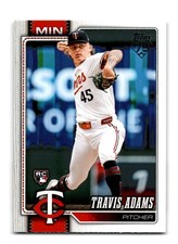 Travis Adams RC Rookie 2026 Topps #149 Minnesota Twins Centered Mint to Gem
