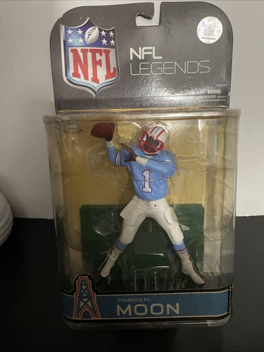 McFarlane Legends NFL Series 4 Warren Moon Houston Oilers Action Figure - Picture 2 of 10