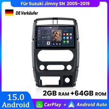 2+64GB Carplay Android Auto Radio GPS Navi BT Wifi Für Suzuki Jimny SN 2005-2019