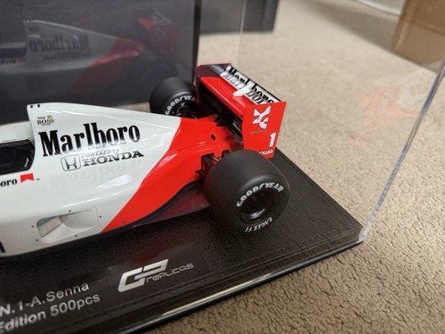 1/18 GP Replicas Formula 1 Mclaren MP4/6 Ayrton Senna World Champion 1991 - Picture 4 of 13