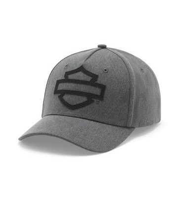 Harley-Davidson Live By It Switchback Adjustable Cap Schirmmütze Grau Schwarz