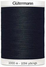 Gutermann 1000P-10 Sew-All Thread 1,094yd-Black