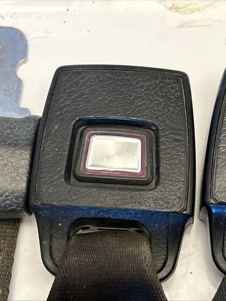 Lote de cinturón de seguridad negro Dodge Car/Camión 1973-1980 Mopar Chrysler Plymouth cinturón de seguridad Foto 4 de 4