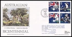 1988 GB Australian Bicentenary S.Muscroft Flown FDC RAF Cottesmore BFPS2177 SHS