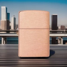 Zippo Limited Edition Solid Copper with Black Plated Insert 48107 Free Shipping