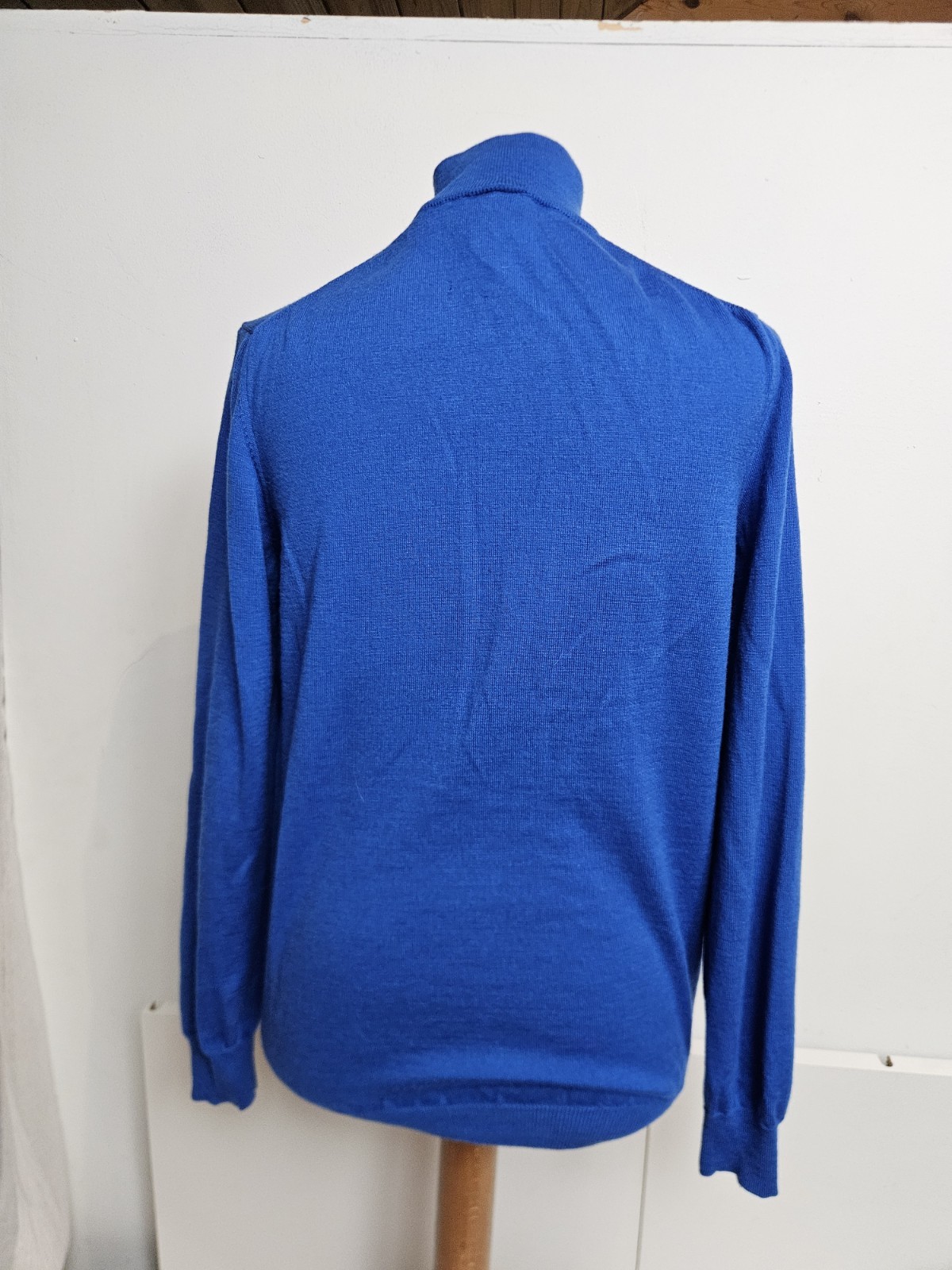 Lyle & Scott Golf Jumper Mens 1/4 Zip Premium 100% Wool Performance Pullover Sm image 8