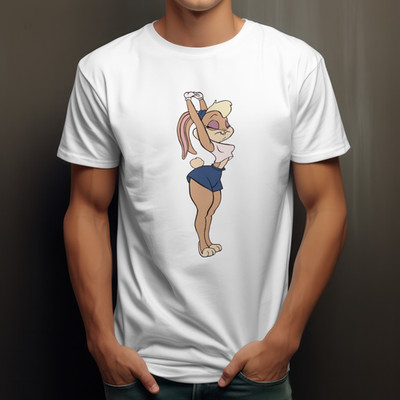 LOLA BUNNY T-Shirt | Looney Tunes TV Cartoon Tee | Bugs Bunny Warner Bros Top