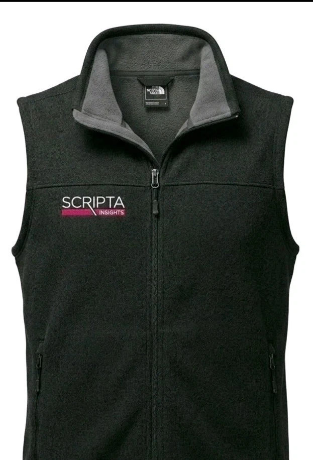 The North Face Vest Mens Large Black Knit Thermal Zip Outdoor Jacket Gorpcore