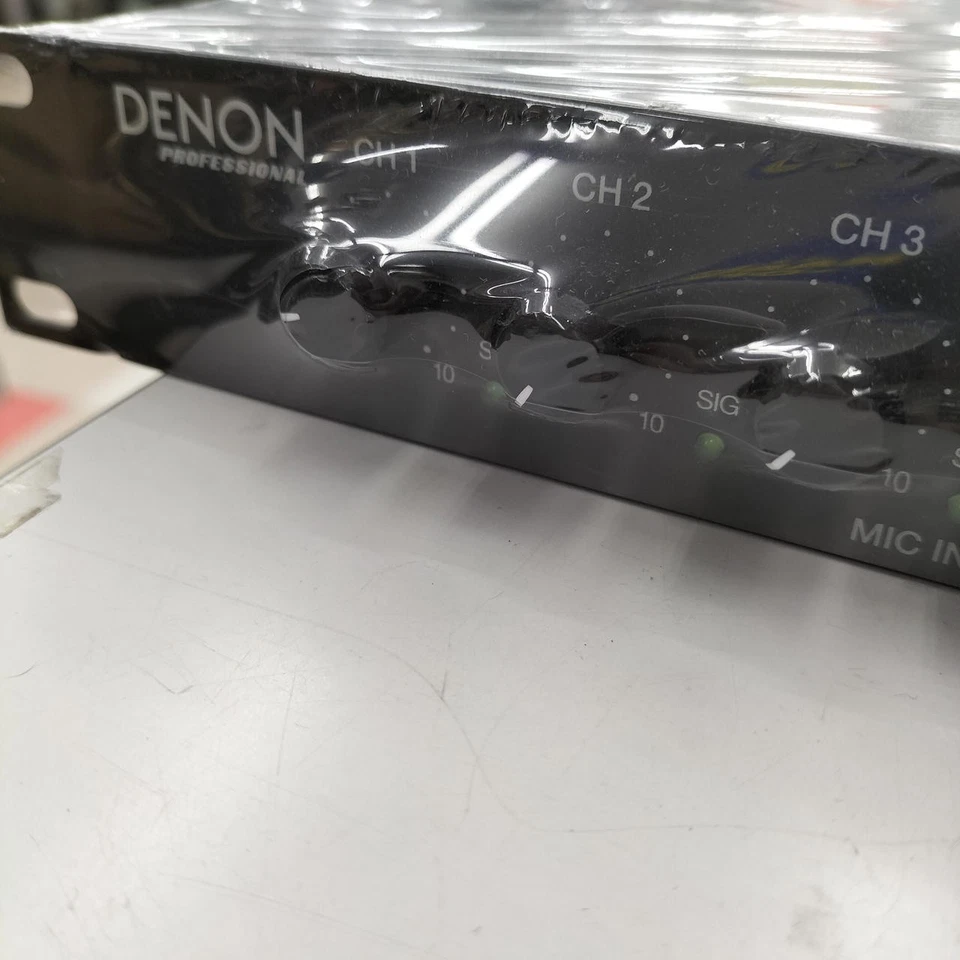 Mezclador Denon DN-306X de 6 canales de montaje en rack XLR/TRS combo Phantom Power probado Foto 2 de 4