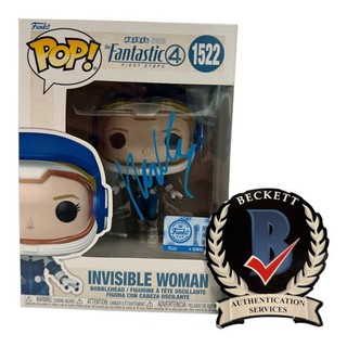 VANESSA KIRBY SIGNED AUTOGRAPH FANTASTIC FOUR FUNKO POP 1522 BECKETT BAS MARVEL