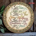 Tin Metal Signs Home Décor Vintage Christian Bible Verse Wall Plaque May the Lor