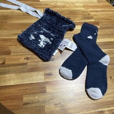 Vintage Peanuts Snoopy Socks Drawstring Set Limited Edition Cute Design