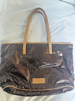 ETRO Brown Glossy Handbag