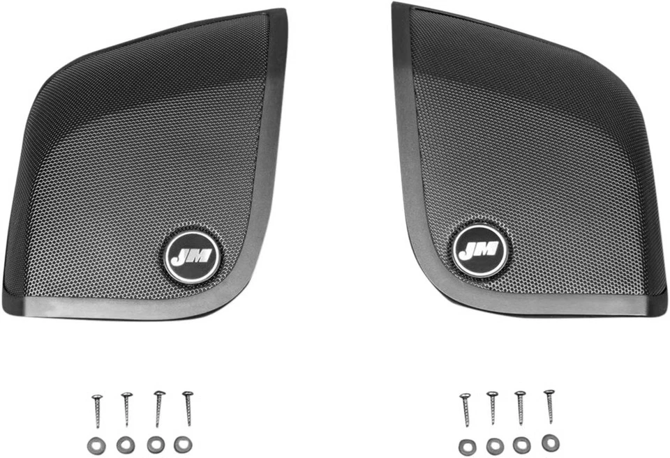 J&M Saddlebag Lids Speaker Grill Set for 2014-2016 Harley Touring HGRL-SD14 - Image 2 of 4