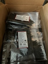 Case Of 10,000 7  UV Black Cable Ties / Zip ties , AL-07-50-O-C