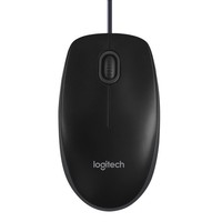 Logitech B100 Optical USB Mouse 910-003357 Kabelgebundene Maus 800 DPI Schwarz