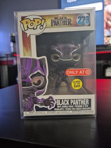 Funko Pop Black Panther #273 Marvel Avengers Purple Glow in dark Target