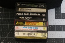 Vintage Cassette Tape Lot - 7 Tapes - 80s 90s vintage complete with inserts.