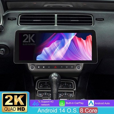 12.3'' 4+64G Chevrolet Camaro 2010-2015 Android 14 Autoradio Navi GPS Carplay DSP