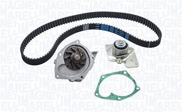 Magneti Marelli Wasserpumpe + Zahnriemensatz 341404900001 FüR Renault Laguna 2 4-image