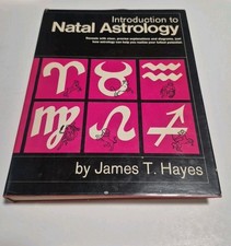 Vintage 1974 Introduction to Natal Astrology James Hayes Rare HTF (R2)