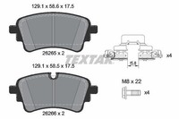 Textar Bremsbelagsatz, Scheibenbremse 2626503 FüR Audi