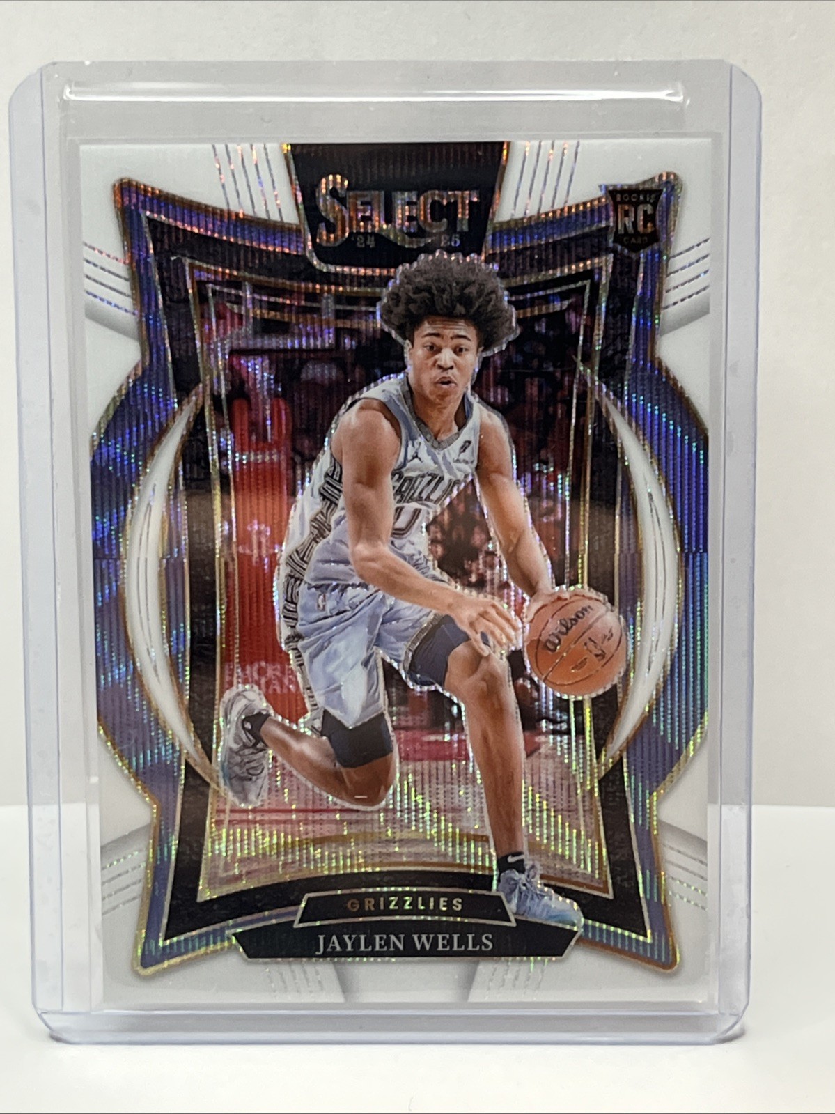 JAYLEN WELLS 2024-25 SELECT CONCOURSE ROOKIE WHITE WAVE RC /99 Q4966