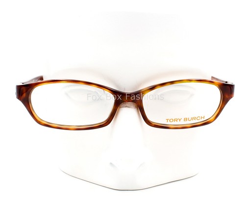 Tory Burch TY 2016B 838 Eyeglasses Glasses Brown Tortoise Amber Crystals 52mm - Picture 4 of 8